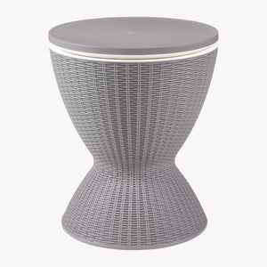 Kühltisch Atessa 58x49 cm Rattanoptik [casa.pro]