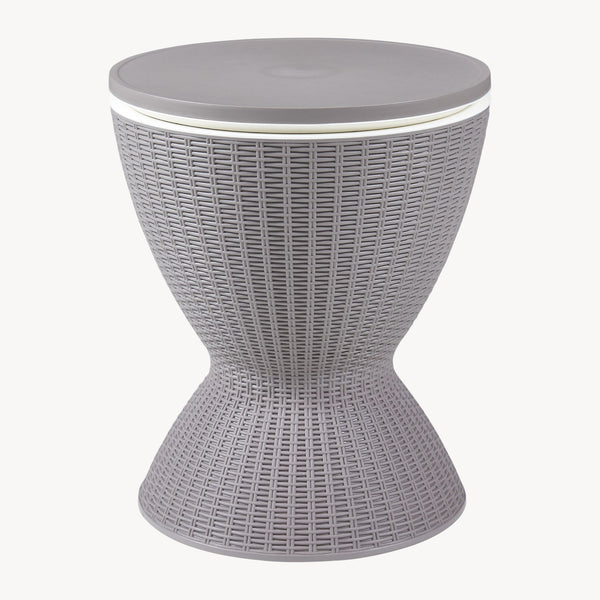 Kühltisch Atessa 58x49 cm Rattanoptik [casa.pro]