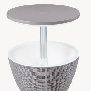 Kühltisch Atessa 58x49 cm Rattanoptik [casa.pro]