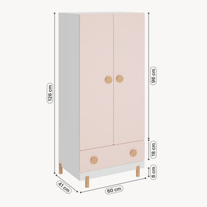 Kinderkleiderschrank Vaarentaa [en.casa]