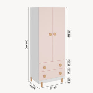 Kinderkleiderschrank Vaarentaa [en.casa]