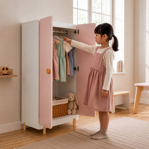 Kinderkleiderschrank Vaarentaa [en.casa]