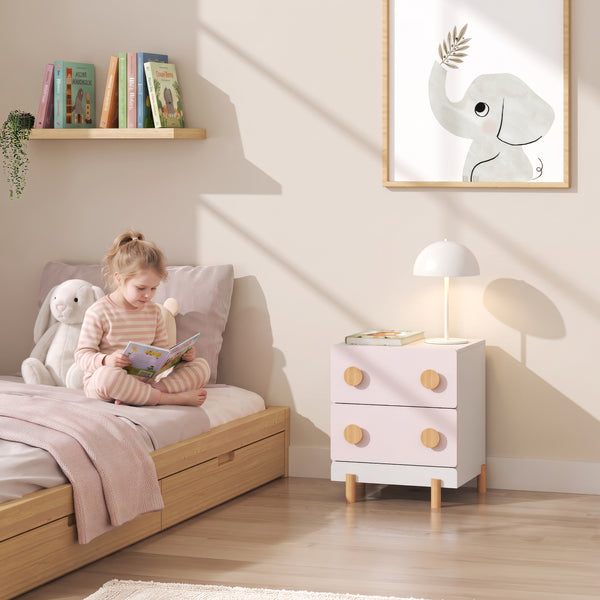 Kindernachttisch Vaarentaa 47x40x35 cm [en.casa]