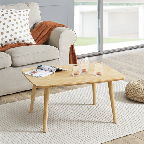 Couchtisch Nurmijärvi Bambus 40x80x60 cm [en.casa]