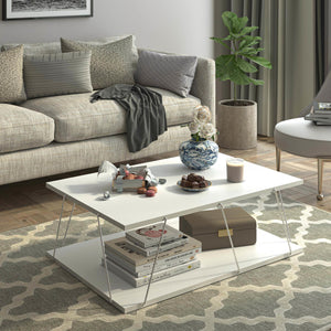 Couchtisch Saltdal 91x62x30cm in versch. Farben [en.casa]