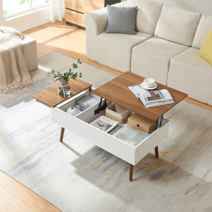 Couchtisch mit Stauraum Flesen [en.casa]