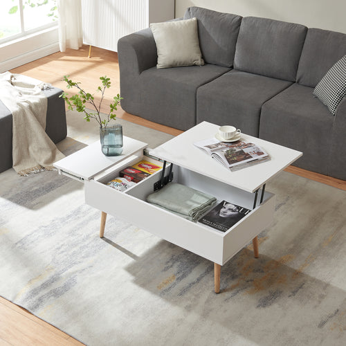 Couchtisch mit Stauraum Flesen [en.casa]