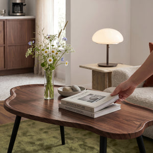 Couchtisch Trestaneng 100x60x47 cm Walnussoptik [en.casa]