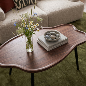 Couchtisch Trestaneng 100x60x47 cm Walnussoptik [en.casa]