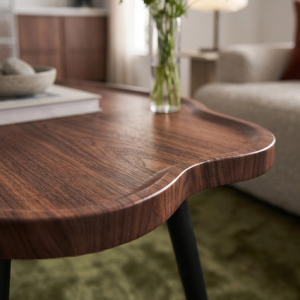 Couchtisch Trestaneng 100x60x47 cm Walnussoptik [en.casa]