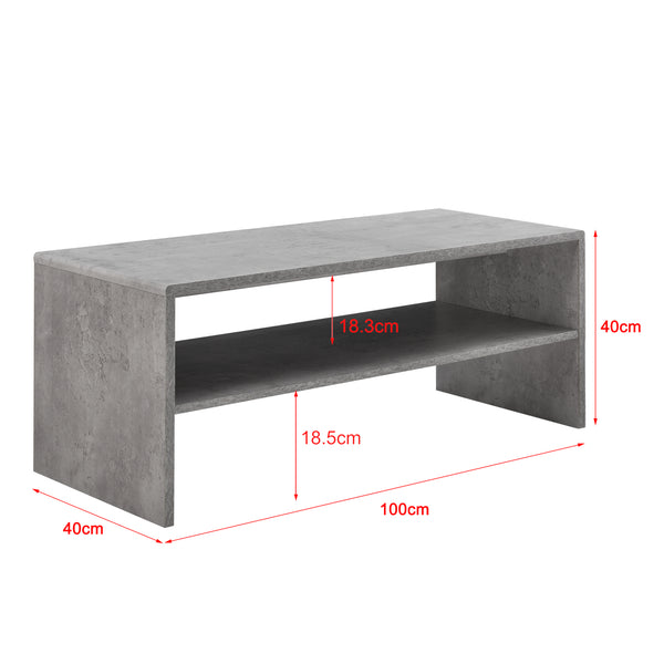Couchtisch Trier 100x40x40 cm in versch. Farben [en.casa]