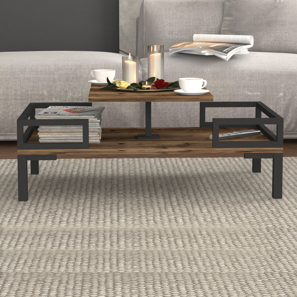 Couchtisch Hultsfred 90x50x34,5cm in versch. Farben [en.casa]