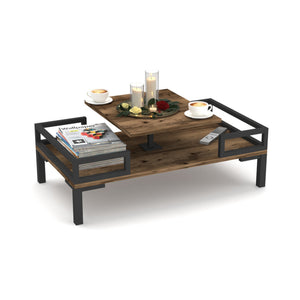 Couchtisch Hultsfred 90x50x34,5cm in versch. Farben [en.casa]