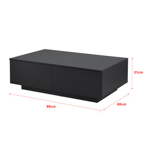 Couchtisch Kagiso 95x60x31 cm 4 Schubladen versch. Farben en.casa