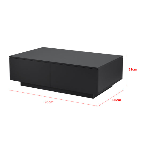 Couchtisch Kagiso 95x60x31 cm 4 Schubladen versch. Farben en.casa