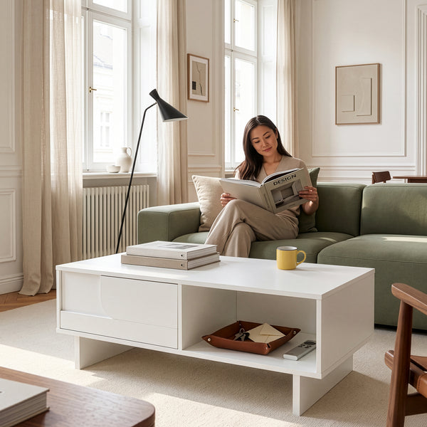Couchtisch Katanshumn mit Stauraum 110x55x39 cm [en.casa]