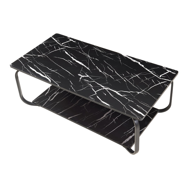 Couchtisch Kolta 120x60x43 cm Marmoroptik [en.casa]