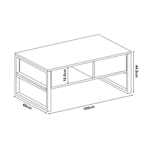 Couchtisch Laukaa [en.casa]
