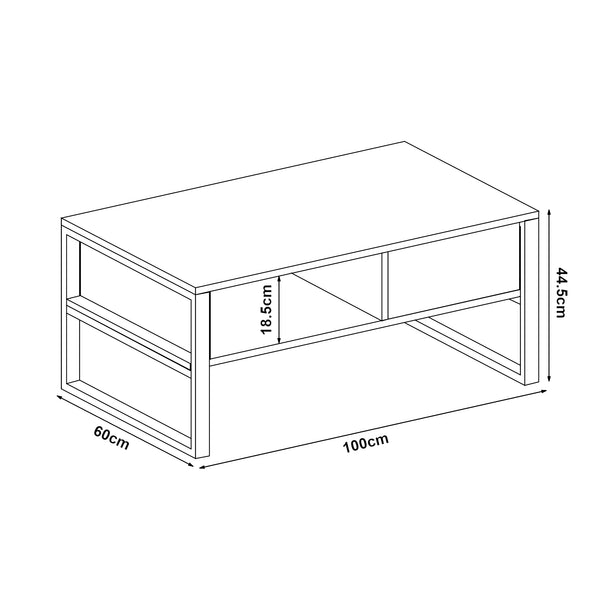 Couchtisch Laukaa [en.casa]