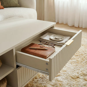 Couchtisch Nand mit 2 Schubladen [en.casa]