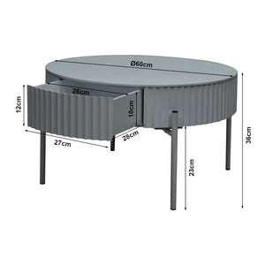 Couchtisch Rill mit Schublade [en.casa]