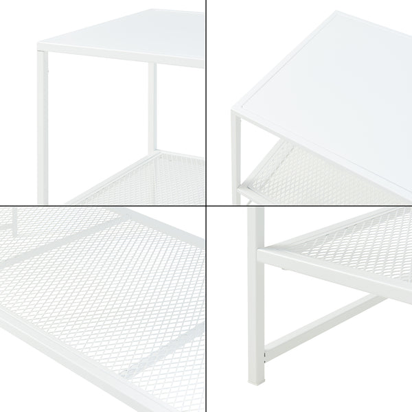 Couchtisch Ruokolahti Stahl 102x43x46cm [en.casa]