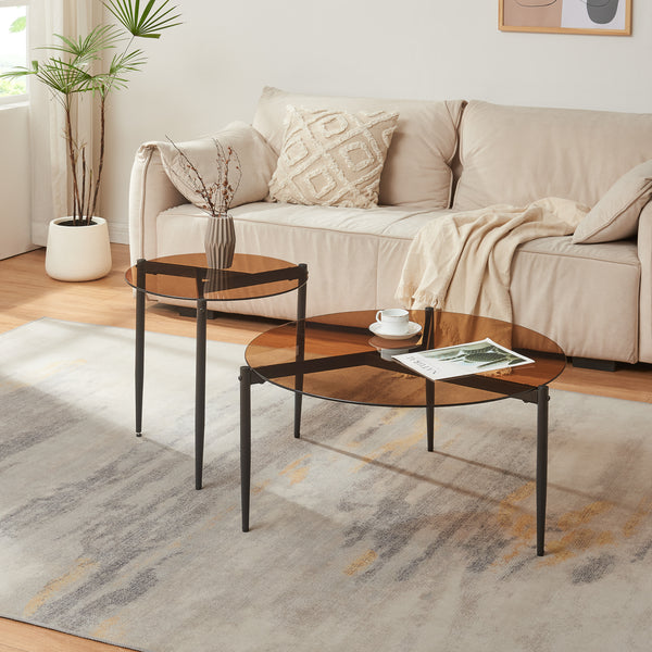 Couchtisch Ulökantaa Ø80x40 cm [en.casa]