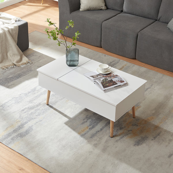 Couchtisch mit Stauraum Flesen [en.casa]