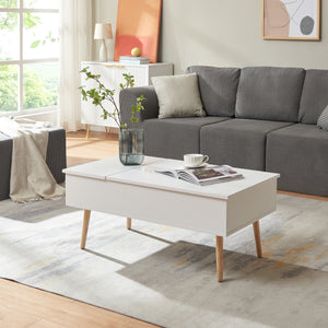 Couchtisch mit Stauraum Flesen [en.casa]