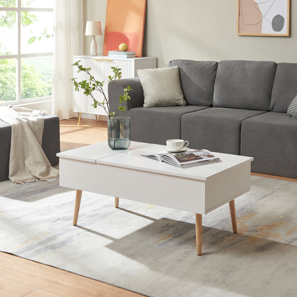 Couchtisch mit Stauraum Flesen [en.casa]