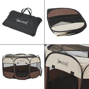 Pop Up Hundelaufstall Telford in versch. Größen [en.casa]