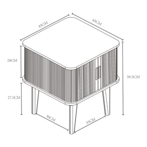Beistelltisch Tysvær [en.casa]