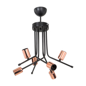 Deckenleuchte Halesowen 6xE27 Metall in verschiedenen Farben [lux.pro]