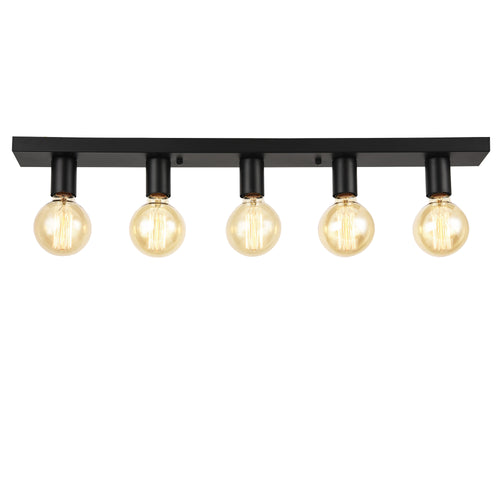 Deckenleuchte Korinth 5-Flammig Rund Metall E27 lux.pro