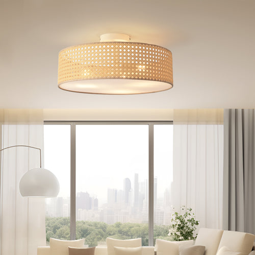 Deckenleuchte Ascot Rattanoptik [lux.pro] - premiumXL