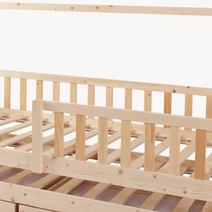 Doppel-Kinderbett Aarghonmaa 90x200 cm Kiefernholz [en.casa]