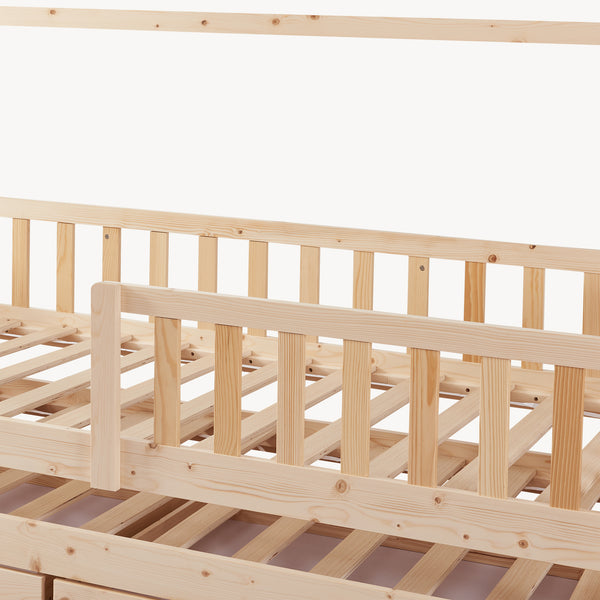 Doppel-Kinderbett Aarghonmaa 90x200 cm Kiefernholz [en.casa]
