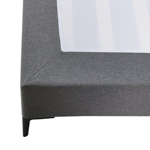 Doppelbett Lilla mit Matratze [en.casa]