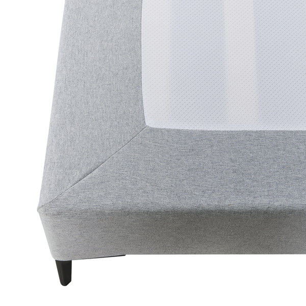 Doppelbett Lilla mit Matratze [en.casa]