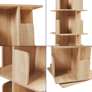 Drehbares Bücherregal Talöpintaa 129x40x40 cm [en.casa]