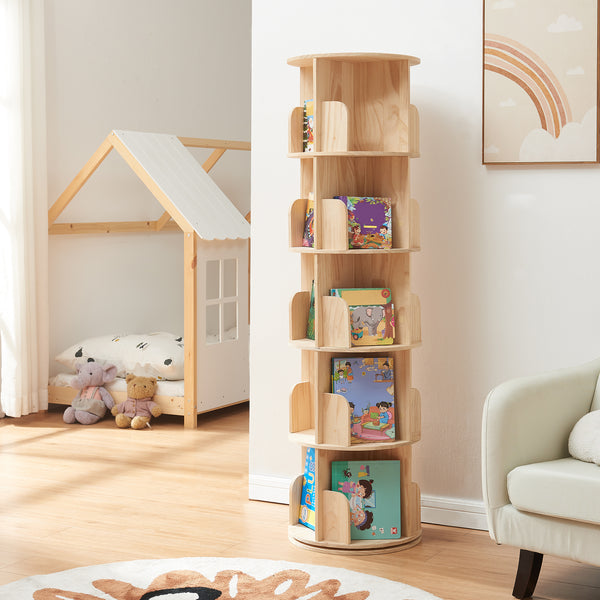 Drehbares Bücherregal Chasek [en.casa]