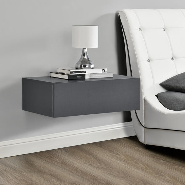 Wandregal Oslo mit Schublade 46x30x15cm versch. Farben [en.casa]