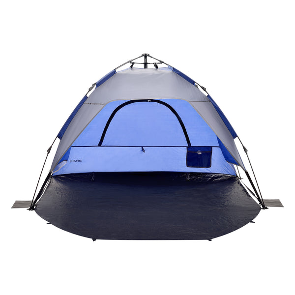 Strandmuschel Mullsjö Pop Up Strandzelt 215x135x140cm [pro.tec]