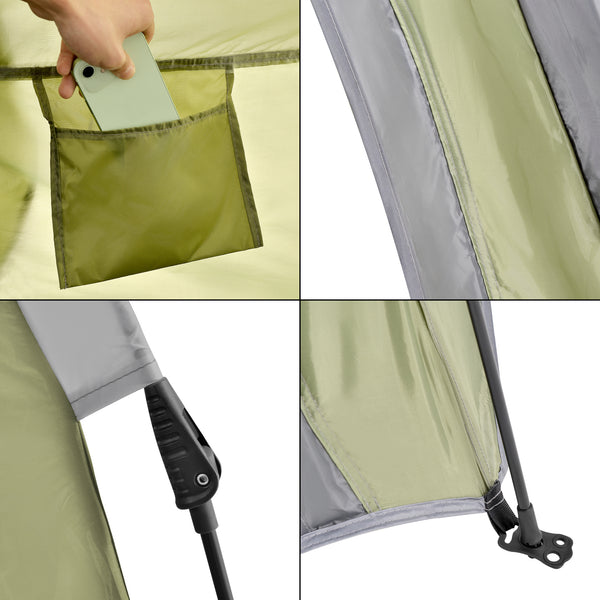 Campingzelt Nybro Pop Up Kuppelzelt 240x205x140cm in versch. Farben [pro.tec]