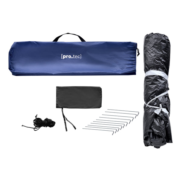 Strandmuschel Mullsjö Pop Up Strandzelt 215x135x140cm [pro.tec]