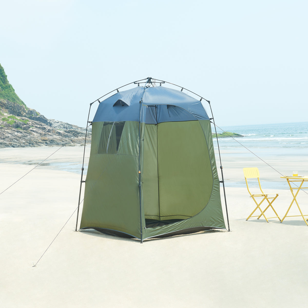 pro.tec Pop-Up Duschzelt Ayas – Komfort fürs Camping
