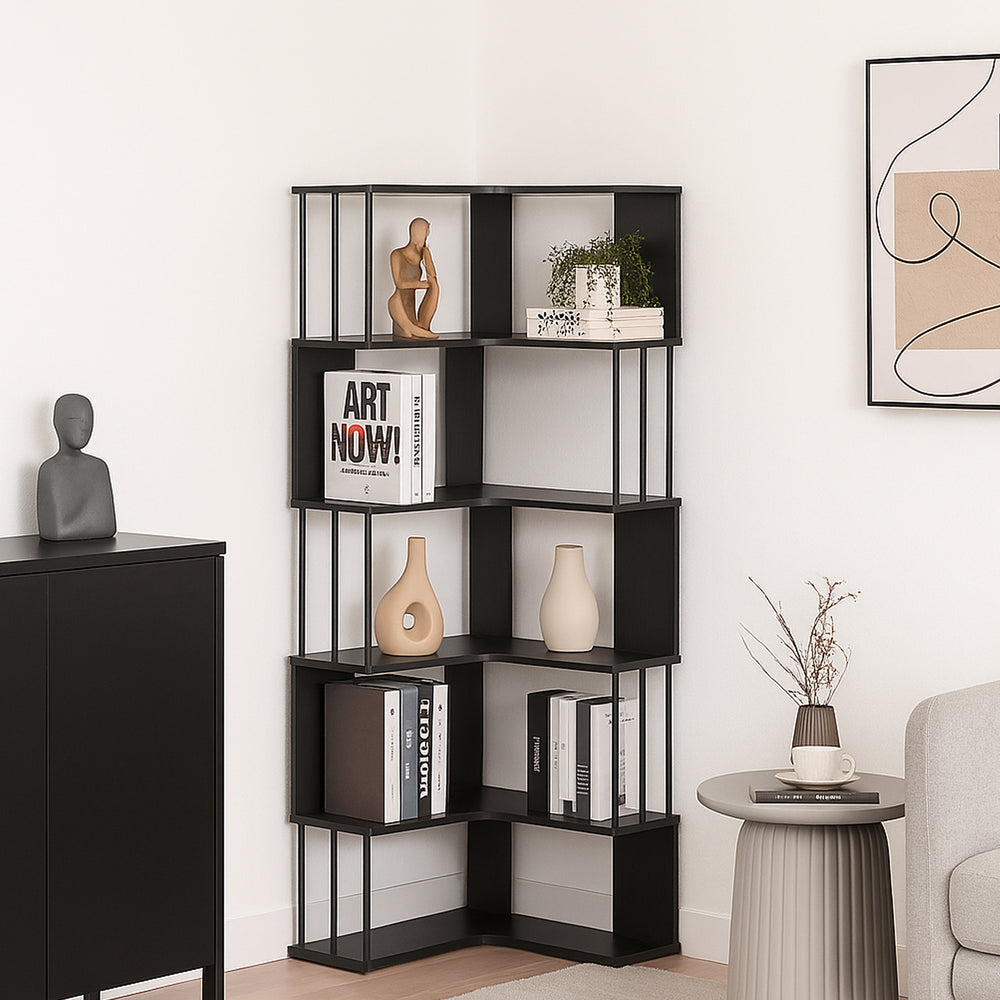 Eckregal Afrel 160x54x54 cm [en.casa]