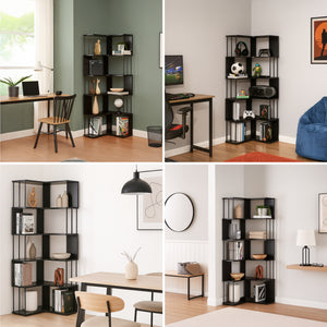 Eckregal Afrel 160x54x54 cm [en.casa]