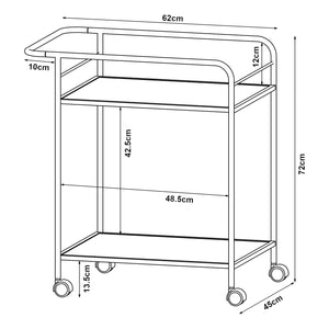 Servierwagen Hole [en.casa]