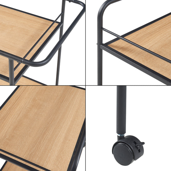 Servierwagen Hole [en.casa]